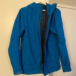 Blue Patagonia Medium Men's Heavy Rain Jacket Hard Shell